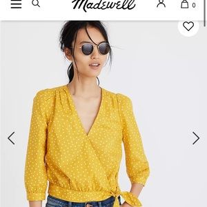 Madewell Wrap Top in Star Scatter (Sold Out!)